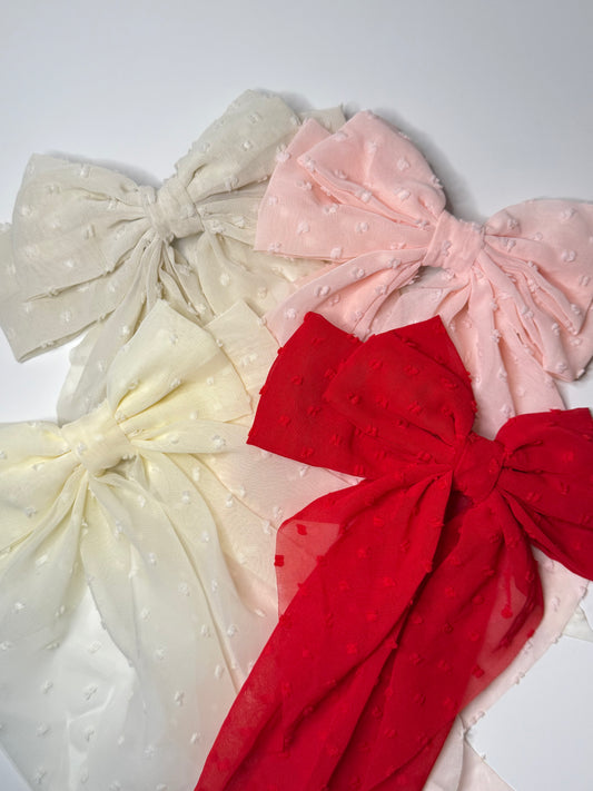 Dotty bow - hair